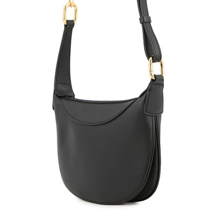 MCM AREN logo shoulder bag BlackMWHCATA02BK001 Leather