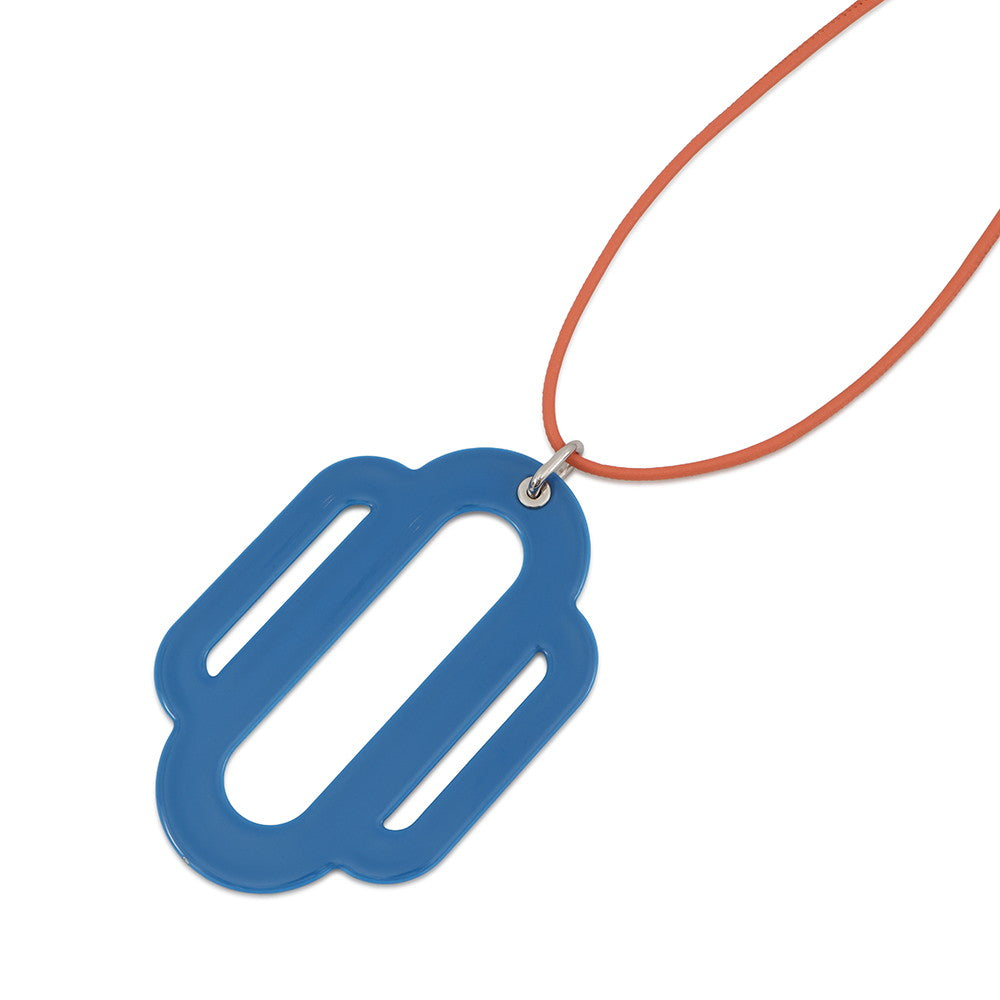 HERMES Attrage Pendant Multicolor Metal Leather