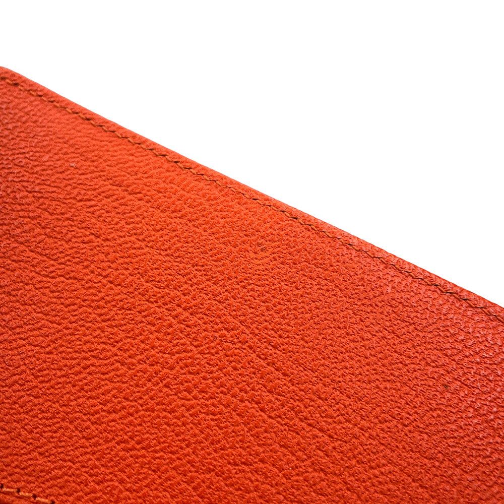 CHANEL Notebook cover Orange Leather