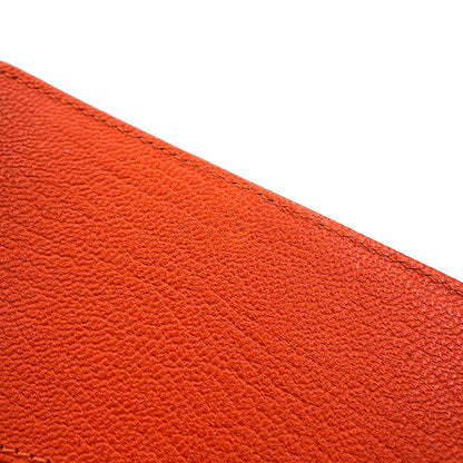 CHANEL Notebook cover Orange Leather