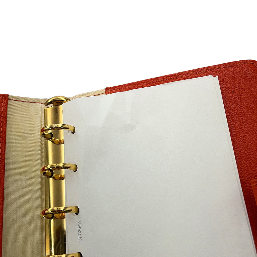 CHANEL Notebook cover Orange Leather