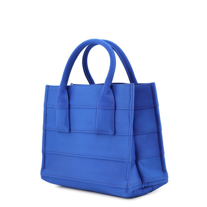 Ferragamo Logo Handbag Blue214988 Fabric