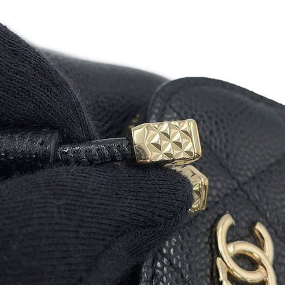 CHANEL Matelasse bucket bag BlackAS2353 Caviar Leather