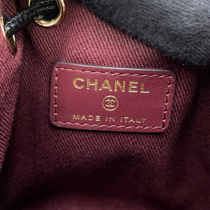 CHANEL Matelasse bucket bag BlackAS2353 Caviar Leather