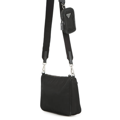 PRADA Re-Nylon Shoulder Bag Black2VH113 Nylon Leather