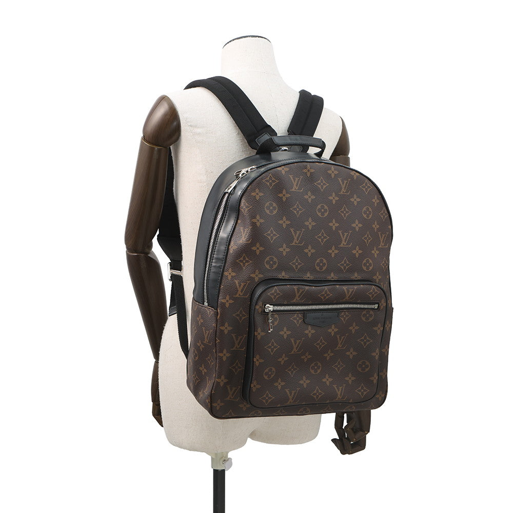 LOUIS VUITTON Josh NV Brown/NoirM45349 Monogram Macassar Canvas