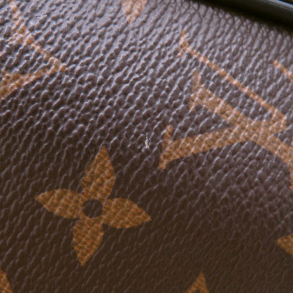 LOUIS VUITTON Josh NV Brown/NoirM45349 Monogram Macassar Canvas
