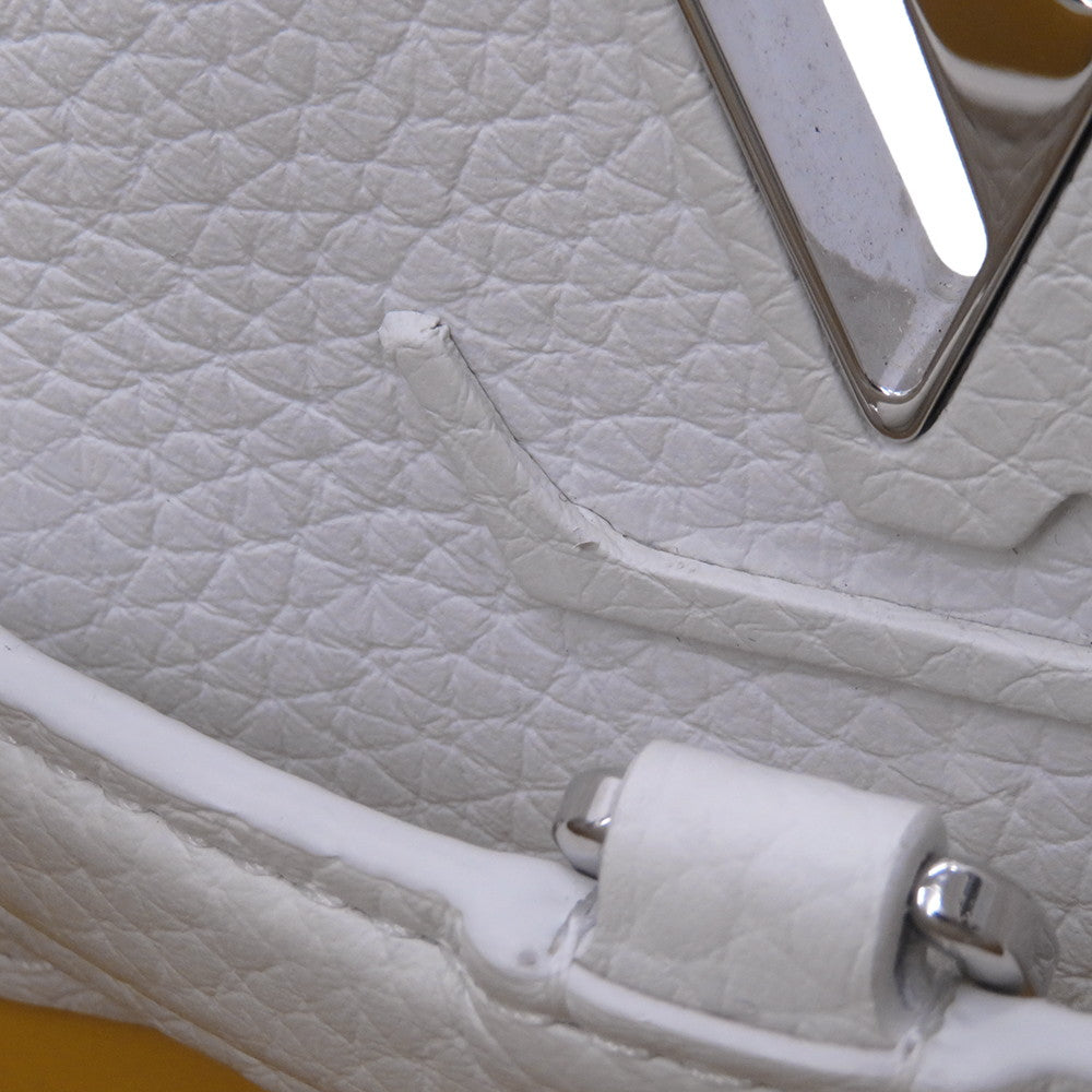 LOUIS VUITTON Capucines LVxYK White/MulticolorM21637 Taurillon Leather Painted Dot Size BB