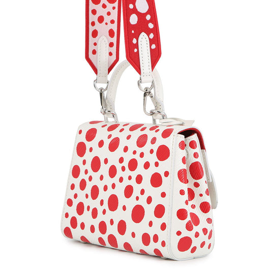 LOUIS VUITTON LVxYK Cluny Blanc/RougeM21722 Epi Leather Infinity Dots Size MINI
