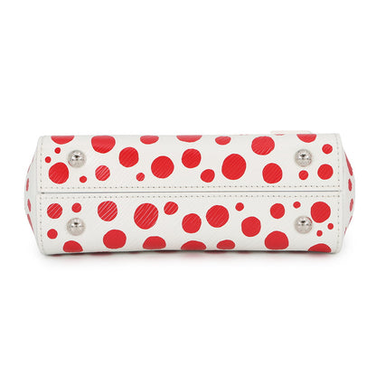 LOUIS VUITTON LVxYK Cluny Blanc/RougeM21722 Epi Leather Infinity Dots Size MINI