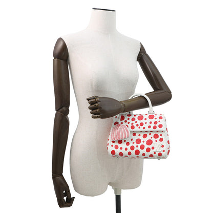 LOUIS VUITTON LVxYK Cluny Blanc/RougeM21722 Epi Leather Infinity Dots Size MINI
