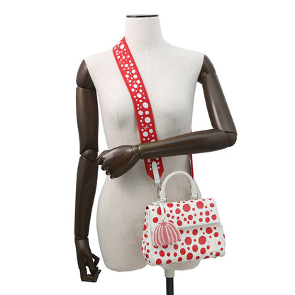 LOUIS VUITTON LVxYK Cluny Blanc/RougeM21722 Epi Leather Infinity Dots Size MINI