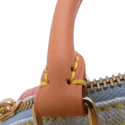 LOUIS VUITTON Nano Speedy Sky BlueM11212 Monogram Denim Size Nano