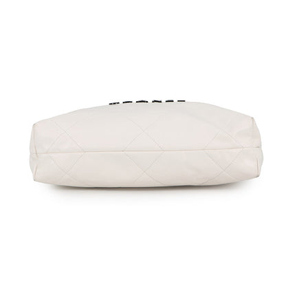 CHANEL CHANEL22 WhiteAS3260 Calf Leather Size Small