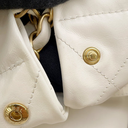 CHANEL CHANEL22 WhiteAS3260 Calf Leather Size Small