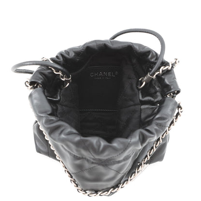 CHANEL CHANEL22 ChainShoulder Bag BlackAS3980 Shiny Calf Leather Size Mini