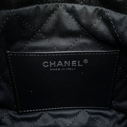 CHANEL CHANEL22 ChainShoulder Bag BlackAS3980 Shiny Calf Leather Size Mini