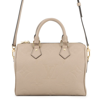 LOUIS VUITTON Speedy Bandouliere TourterelleM59273 Monogram Empreinte Leather Size 25