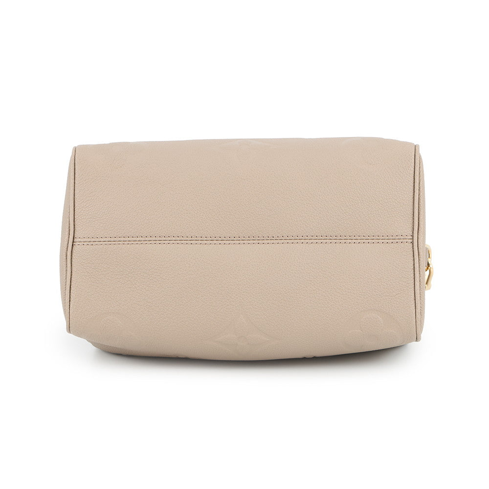 LOUIS VUITTON Speedy Bandouliere TourterelleM59273 Monogram Empreinte Leather Size 25
