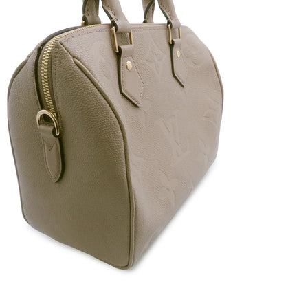 LOUIS VUITTON Speedy Bandouliere TourterelleM59273 Monogram Empreinte Leather Size 25