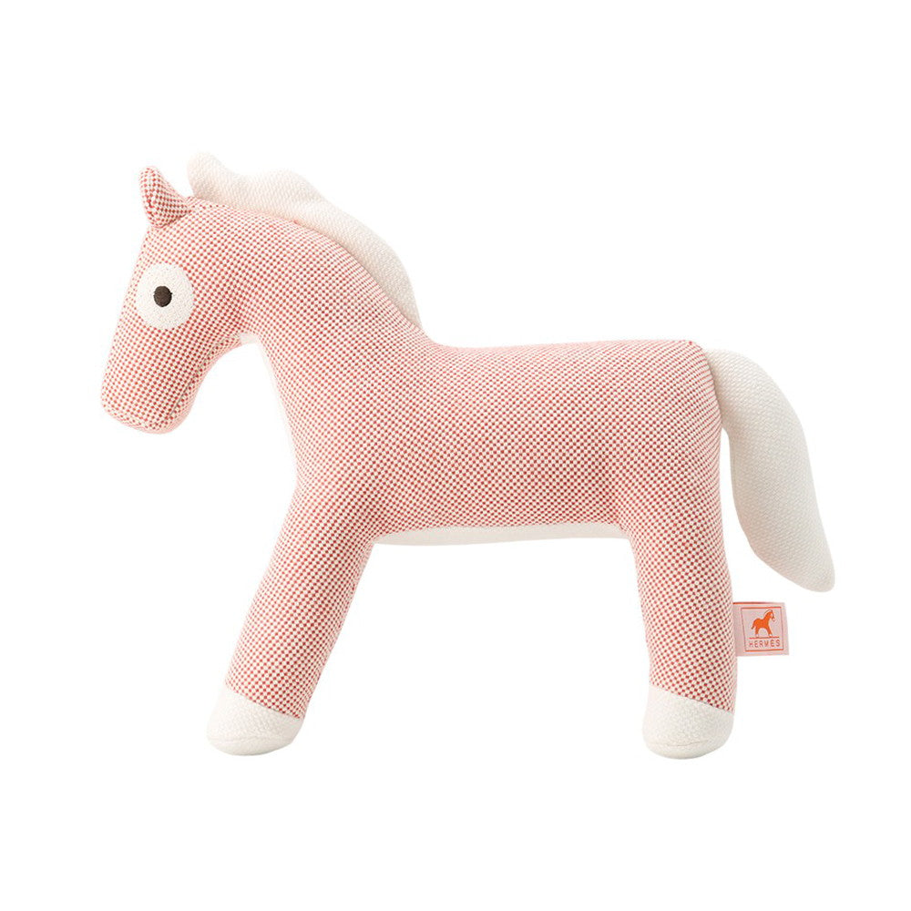 HERMES Epope stuffed toy Rose・Bougainvillier Cotton100%