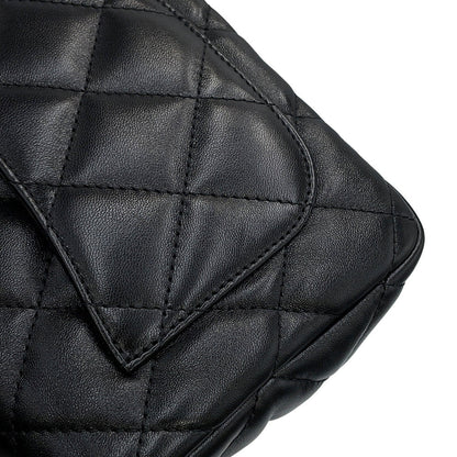CHANEL Matelasse Small Flap Bag BlackAS3214 Lambskin