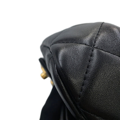 CHANEL Matelasse Small Flap Bag BlackAS3214 Lambskin