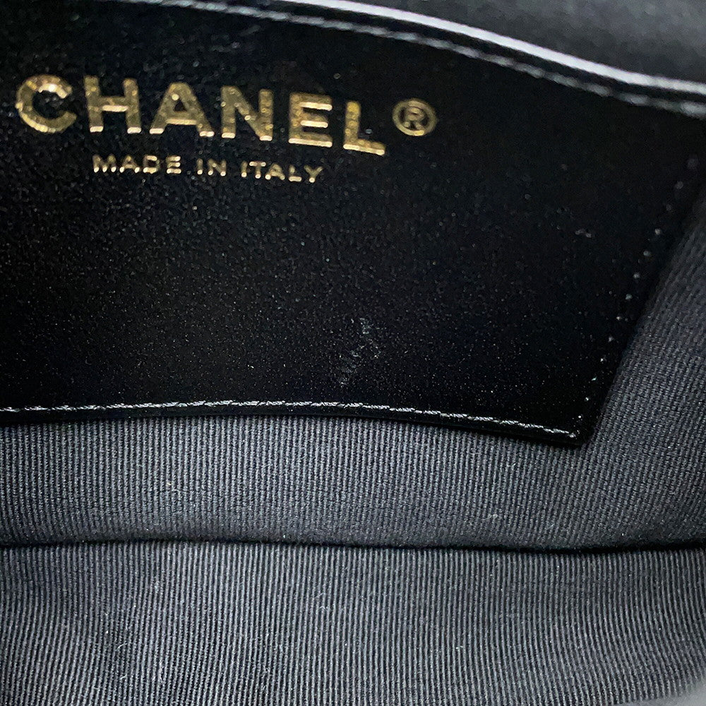 CHANEL Matelasse Small Flap Bag BlackAS3214 Lambskin