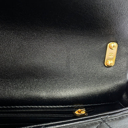 CHANEL Matelasse Small Flap Bag BlackAS3214 Lambskin