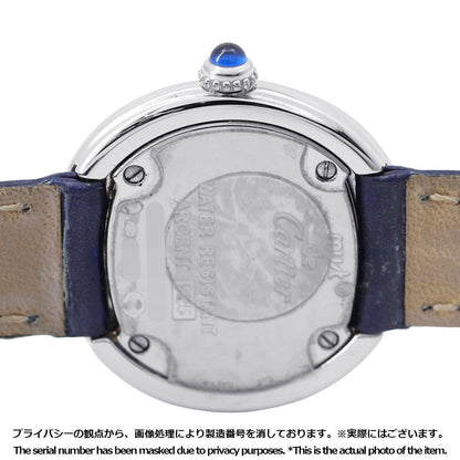 CARTIER Mast Trinity W27mm SV925 Leather Silver DialW1014945