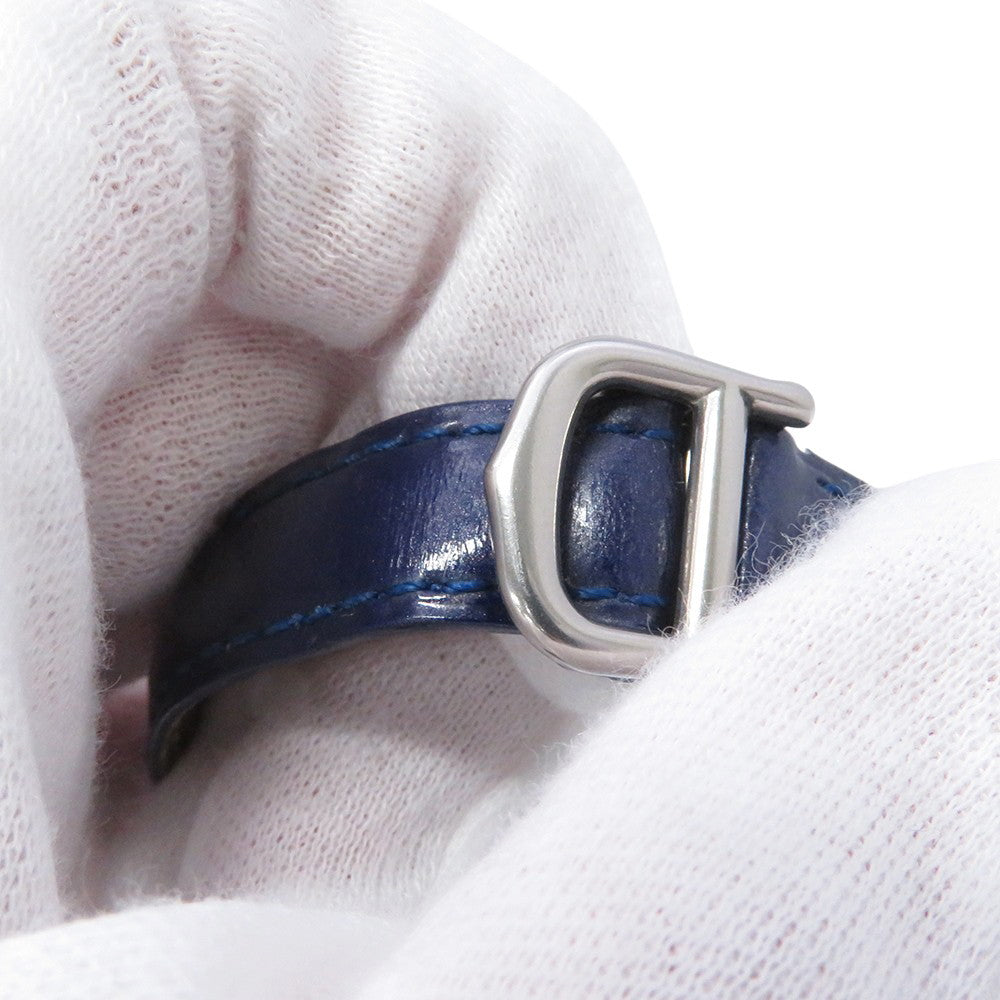 CARTIER Mast Trinity W27mm SV925 Leather Silver DialW1014945