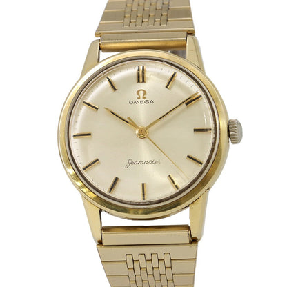 OMEGA Seamaster W35mm Stainless Steel Gold Plated Silver Dial14390