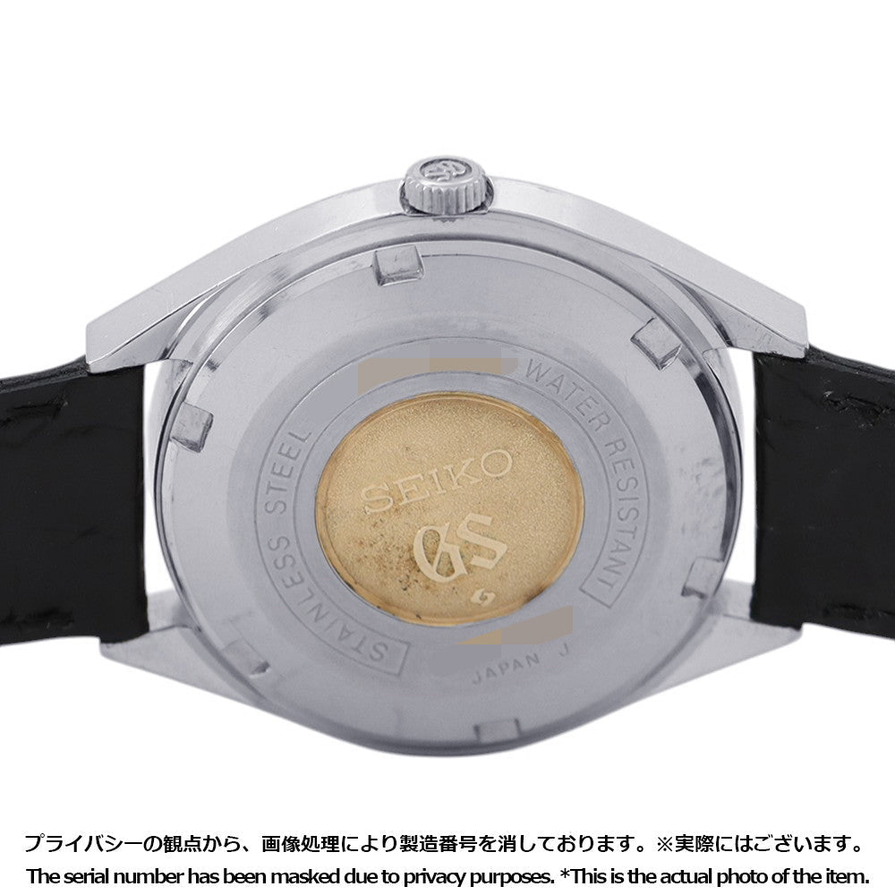 SEIKO Grand Seiko Hi-Beat W36mm Stainless Steel Leather Silver Dial5646-7030