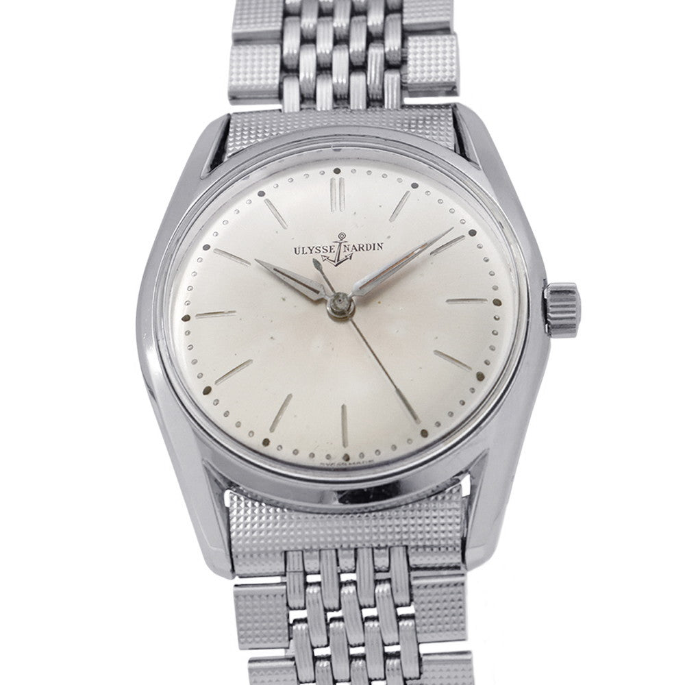 ULYSSE NARDIN Non date W34mm Stainless Steel Silver Dial