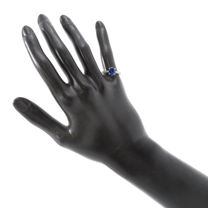HARRY WINSTON Oval Shape Sapphire Ring Size Approximately No. 7RGSPOV010BRL Pt950