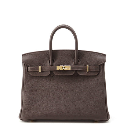 HERMES Birkin Be Blanc Togo Leather Size 25