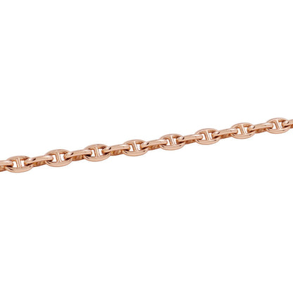 HERMES Chaine d'Ancre Necklace 62 frames Size TPM 18K Pink Gold