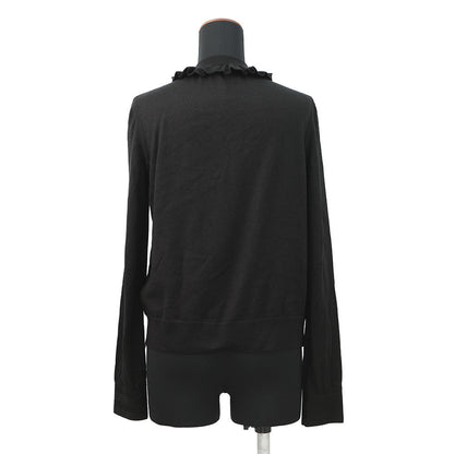 HERMES Twill reine long-sleeved cardigan with Parfroy Remix print Size 36 Gris Charbon5H2804DL Silk100% Cashmere49% Silk48% Nylon2% Polyurethane1%