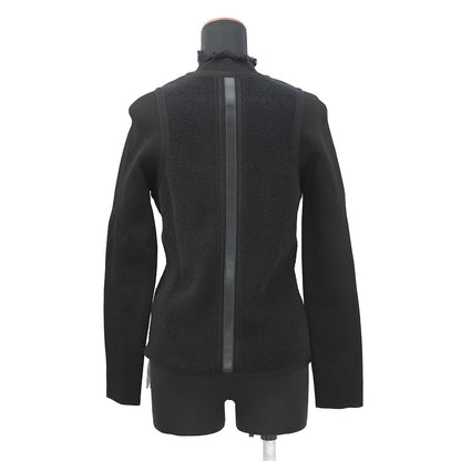 HERMES Knit Size 36 Black4H2669DT Rayon60% Wool 25% Nylon13% Polypropylene1% Polyurethane1%