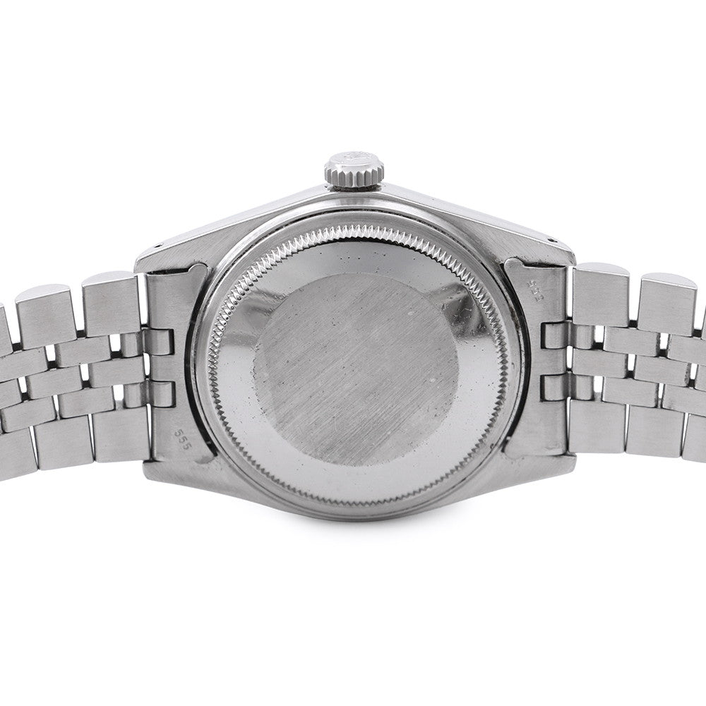 ROLEX Datejust W36mm Stainless Steel K18WG Black Dial16014