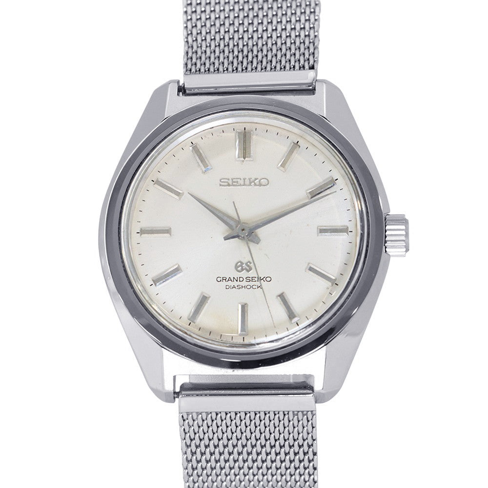 SEIKO Grand Seiko 44GS Dia Shock W38mm Stainless Steel Silver Dial4420-9000