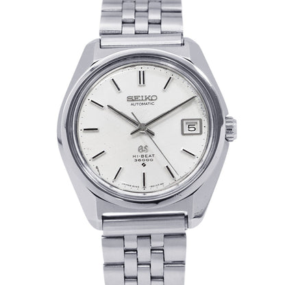 SEIKO Grand Seiko Hi-Beat 36000 61GS Date W37mm Stainless Steel Silver Dial6145-8000