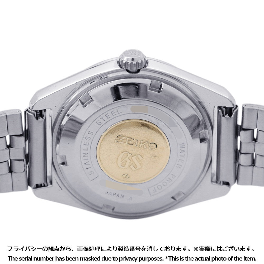 SEIKO Grand Seiko Hi-Beat 36000 61GS Date W37mm Stainless Steel Silver Dial6145-8000
