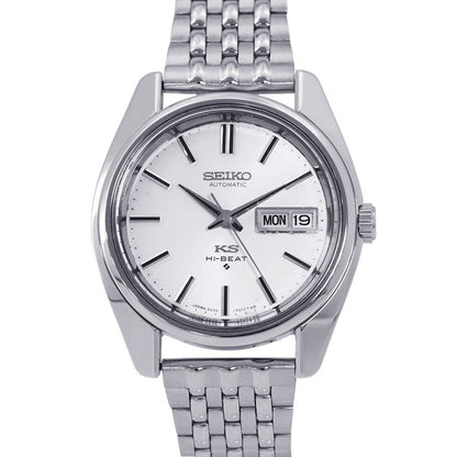 SEIKO King Seiko Hi-Beat Day-Date W37mm Stainless Steel Silver Dial5626-7000