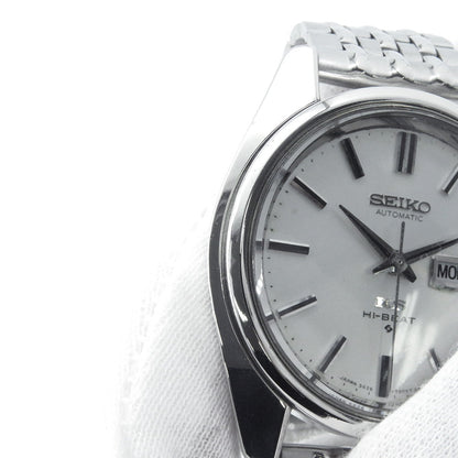 SEIKO King Seiko Hi-Beat Day-Date W37mm Stainless Steel Silver Dial5626-7000