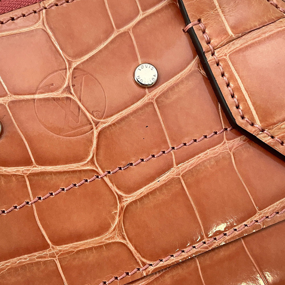 LOUIS VUITTON City Steamer Pink exotic Size PM