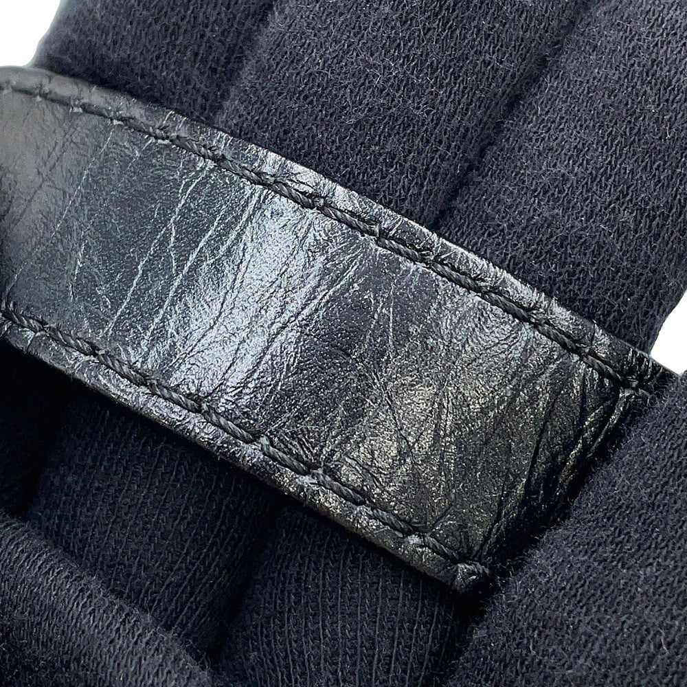CHANEL Baguette ChainShoulder Bag Black Leather