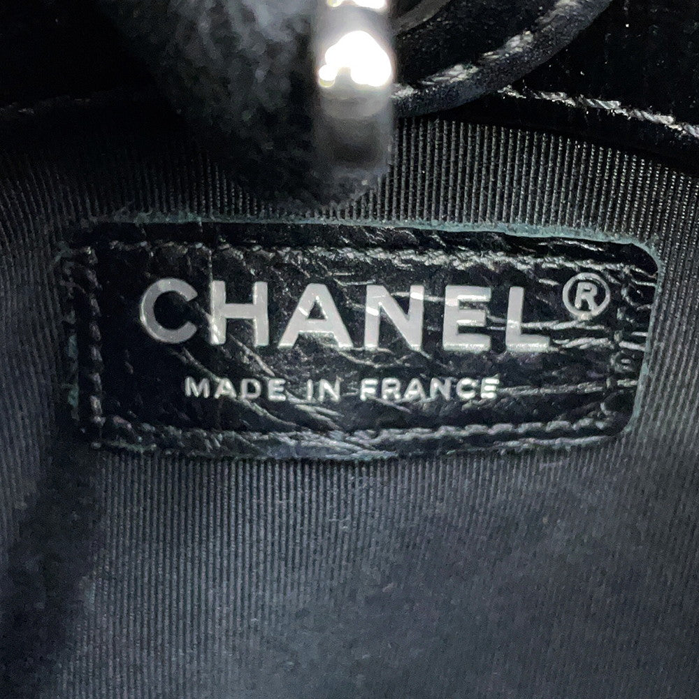 CHANEL Baguette ChainShoulder Bag Black Leather