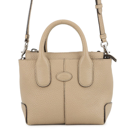 TOD’S Di 2way Shoulder Bag BeigeXBWDBSA0100WSS Leather Size Mini