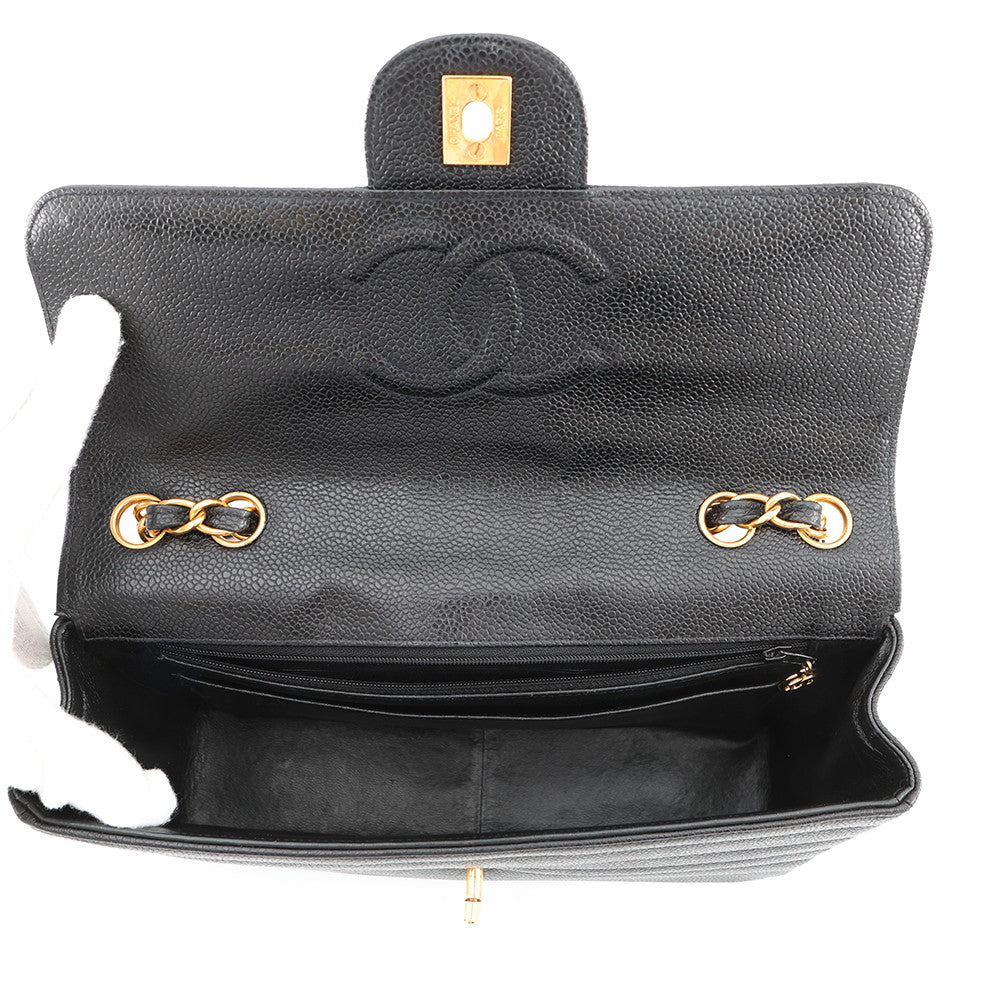 CHANEL Mademoiselle ChainShoulder Bag BlackA05296 Caviar Leather